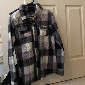 derek heart fluffy flannel